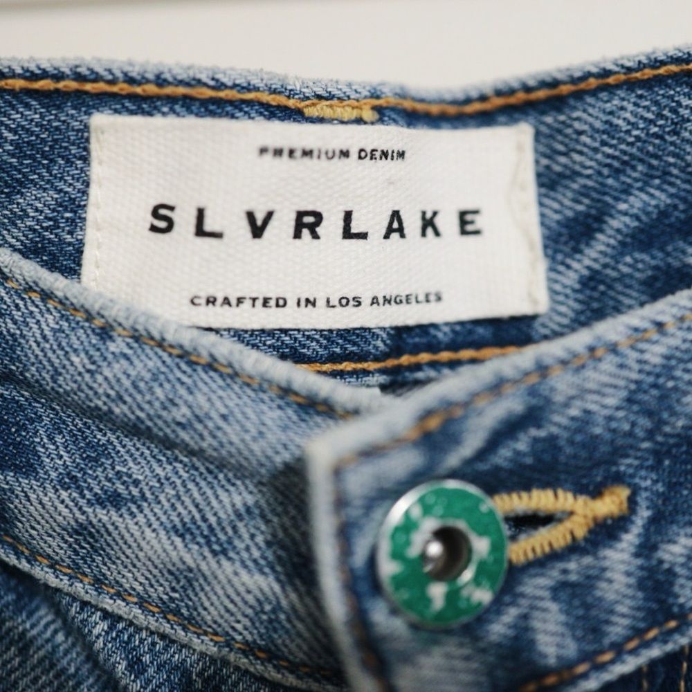 SLVRLAKE Blue Straight Leg Jeans - Picture 12 of 14